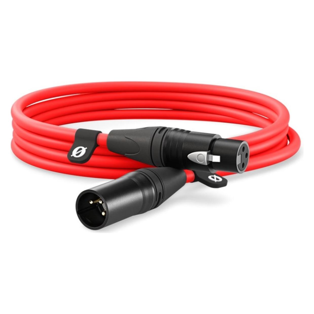 RØDE XLR-3 Red (3 m, XLR Kabel) (XLR3M-R)