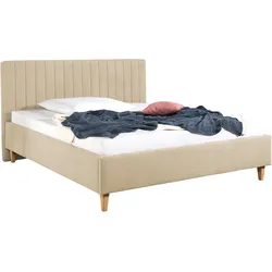 Polsterbett Sierro Beige ca. 160x200 cm