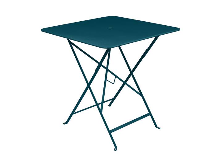 Fermob - Table carrée Bistro - Bleu - Acier laqué - Designer Studio Fermob