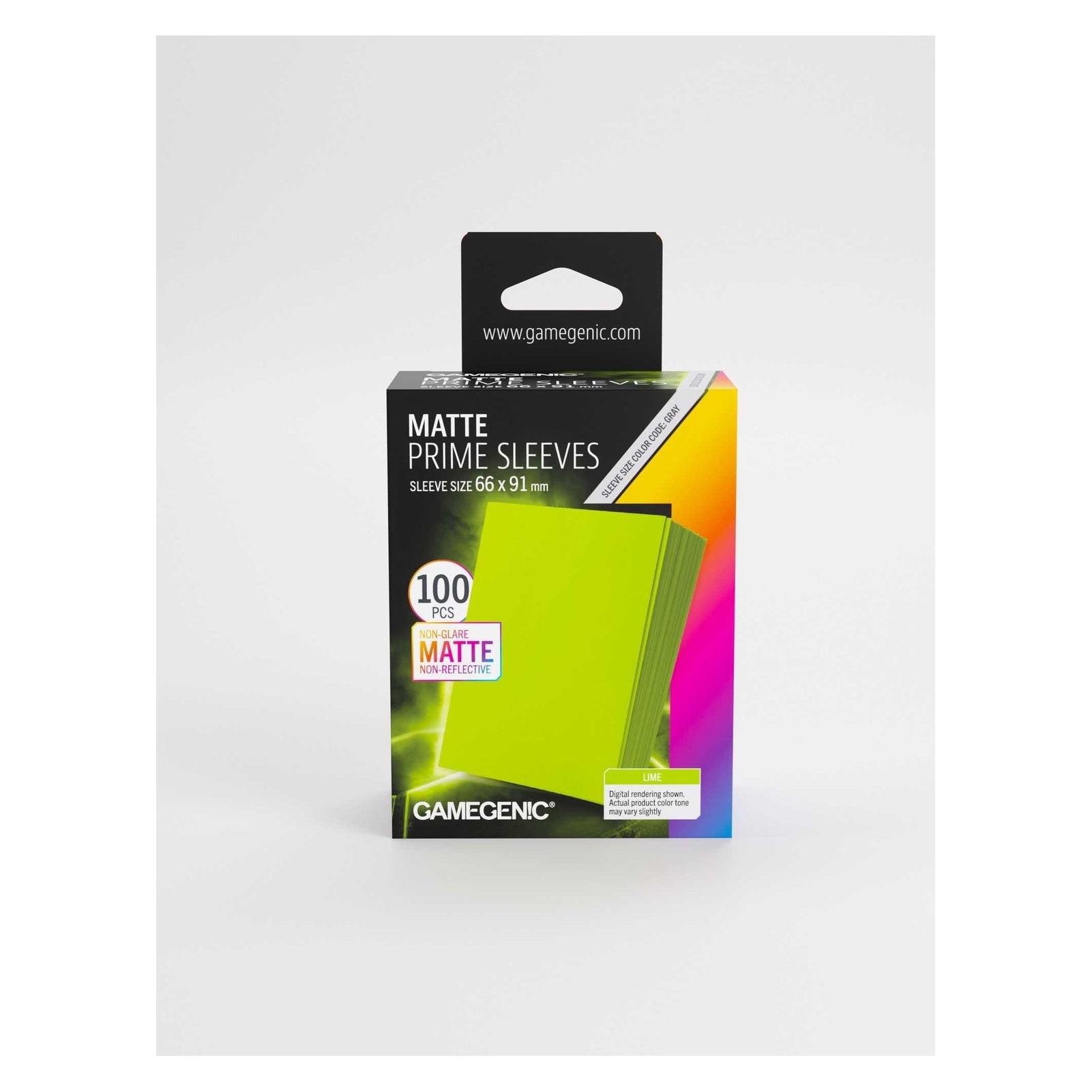 Gamegenic : Matte Prime Sleeves (66x91 mm) - Lime - 100 sztuk (4251715419588-4251715419588)