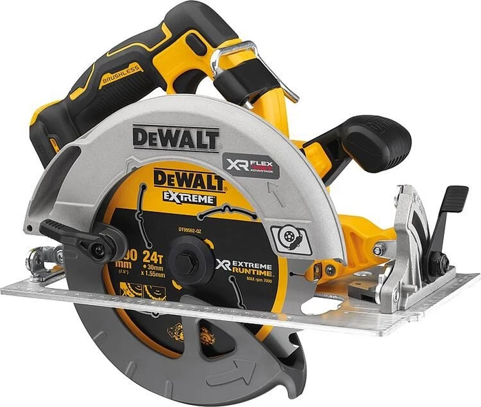 Dewalt XR FLEXVOLT Advantage Akku-Handkreissäge DCS573NT, 18Volt (gelb/schwarz, ohne Akku und Ladegerät, in TSTAK Box VI)