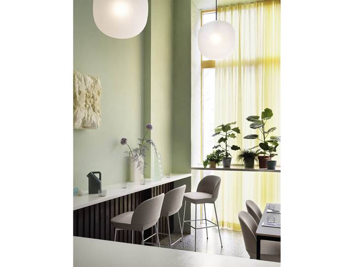Rime Pendelleuchte Ø37 White/White - Muuto - Esszimmer - Glas