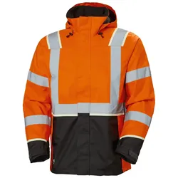 Warnschutz Regenjacke "UC-ME" - M - orange/schwarz