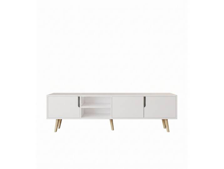 TV-Möbel Georis Weiss Holzwerkstoff B 180 cm - TV-Möbel