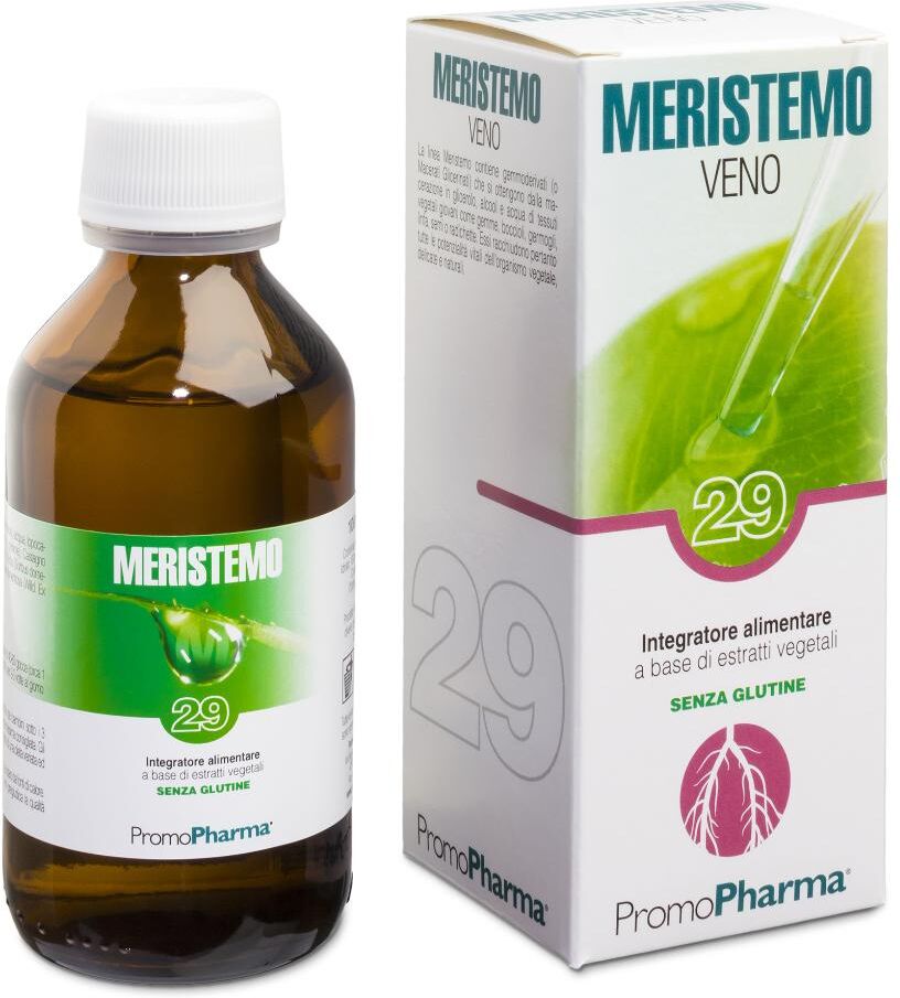 PROMOPHARMA SpA Meristemo 29 Gocce 100ml - Integratore Naturale per la Concentrazione e la Chiarezza Mentale