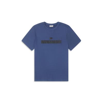 T-Shirt 883POLICE "883 Police OXSHOTT T-SHIRTS", Herren, Gr. XL, blau (air blau), 100% Baumwolle, bedruckt, normal, Rundhals, Shirts T-Shirt