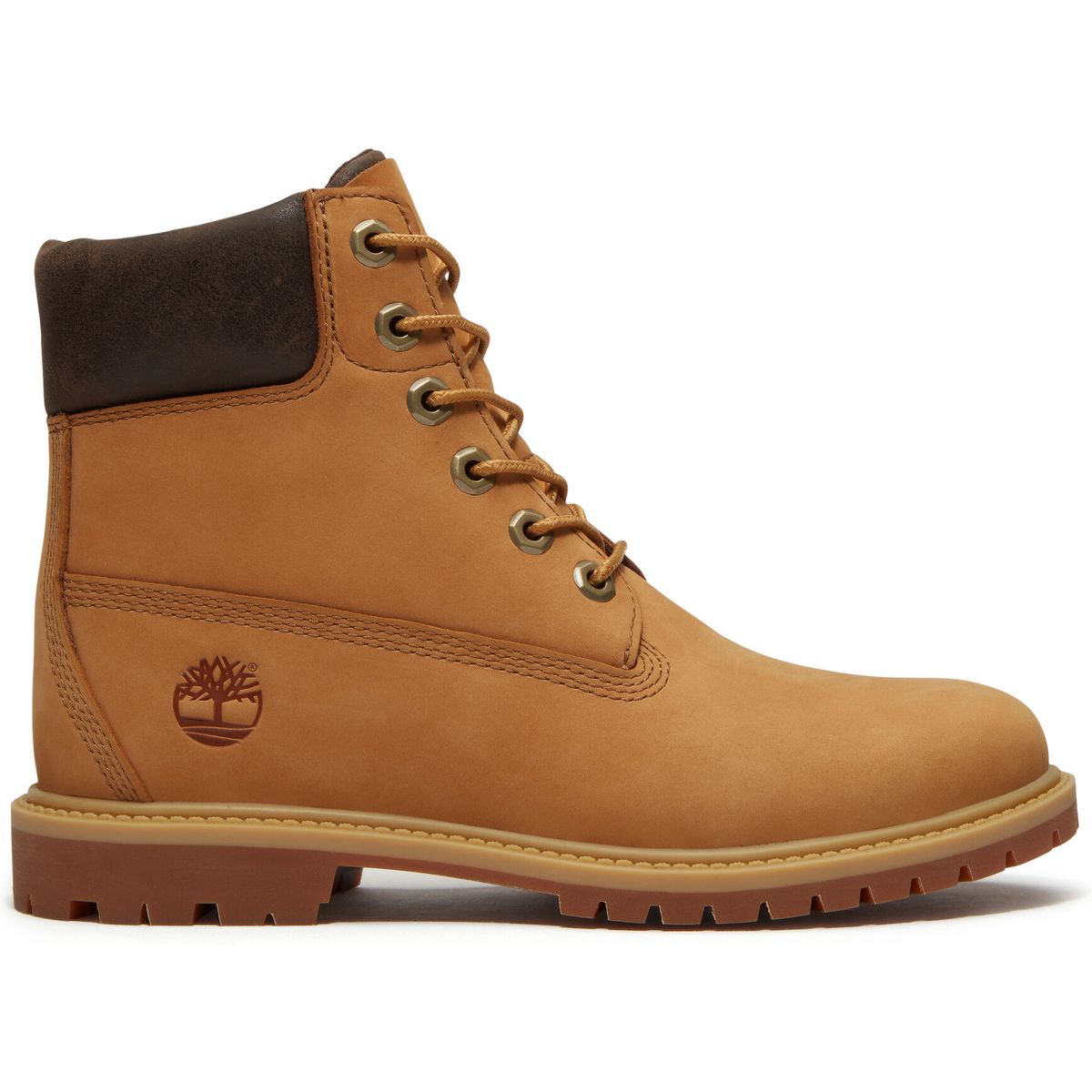 Timberland Womens 6 Inch Lace UP Waterproof Boot wheat nubuck 6 Wide Fit TB0A41587541-6-Wide Fit