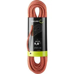 EDELRID Bergseil Boa Gym 9,8mm, Größe 40 in Braun Braun