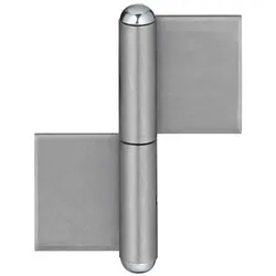 Simonswerk, Türband, Konstruktionsband KO 4 Bandlänge 120 mm Lappenbreite 30 mm Stahl blank Stift-Ø 9 mm