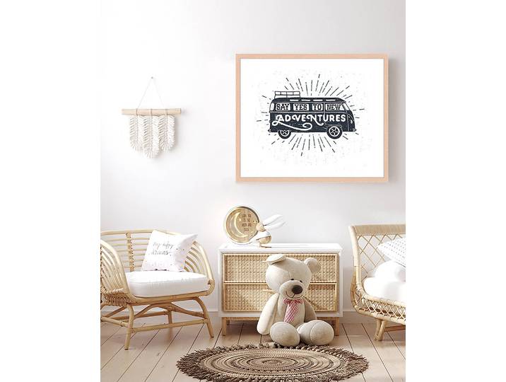 Bild Say Yes To New Adventures 53 x 63cm Multicolor