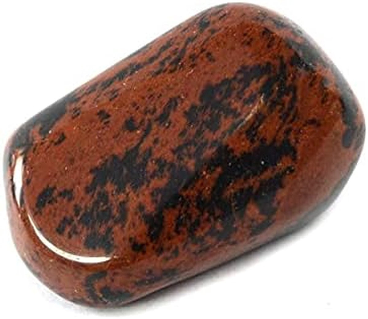 Mahonie obsidiaan ruwe edelstenen voor meditatie en decoratie - Rood en zwart