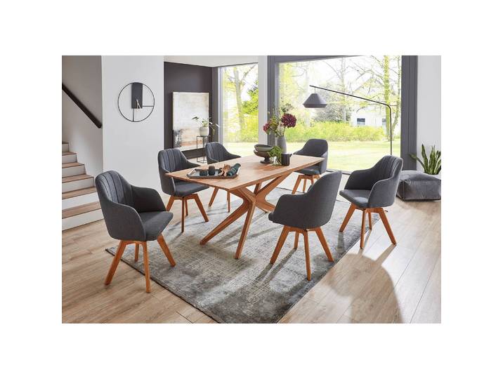 Esstisch Pevy 180cm Braun