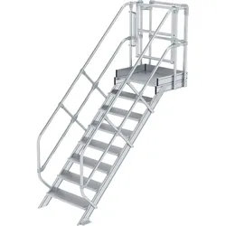 Munk Treppen-Modul Aluminium geriffelt - 632308