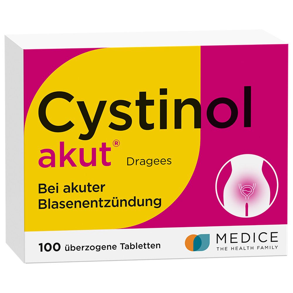 Cystinol akut Dragees 100 St Überzogene Tabletten