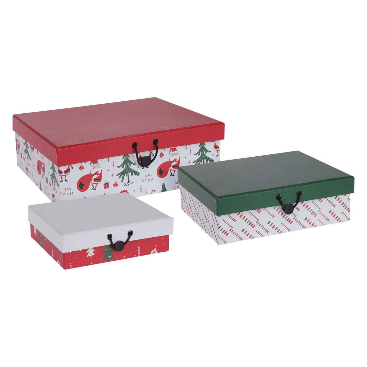 Geschenkbox-Set Weihnachten, 3er-Set (3x) (22459368)