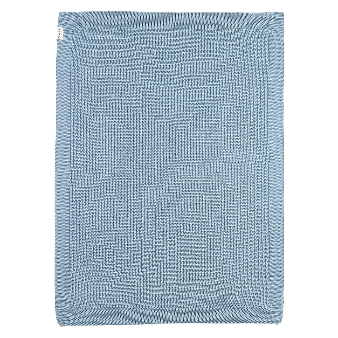 Meyco Wieg Mini Relief Jeans Blau (100 x 75 cm) (8357269-4054703004649)