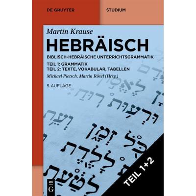 Hebräisch, Taschenbuch von Martin Krause, De Gruyter, 978-3-11-069483-3
