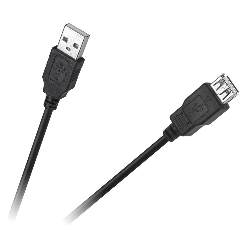 Cabletech Kabel USB USB-A - USB-A 1.5 m Czarny (4961) (1.50 m) (4961)