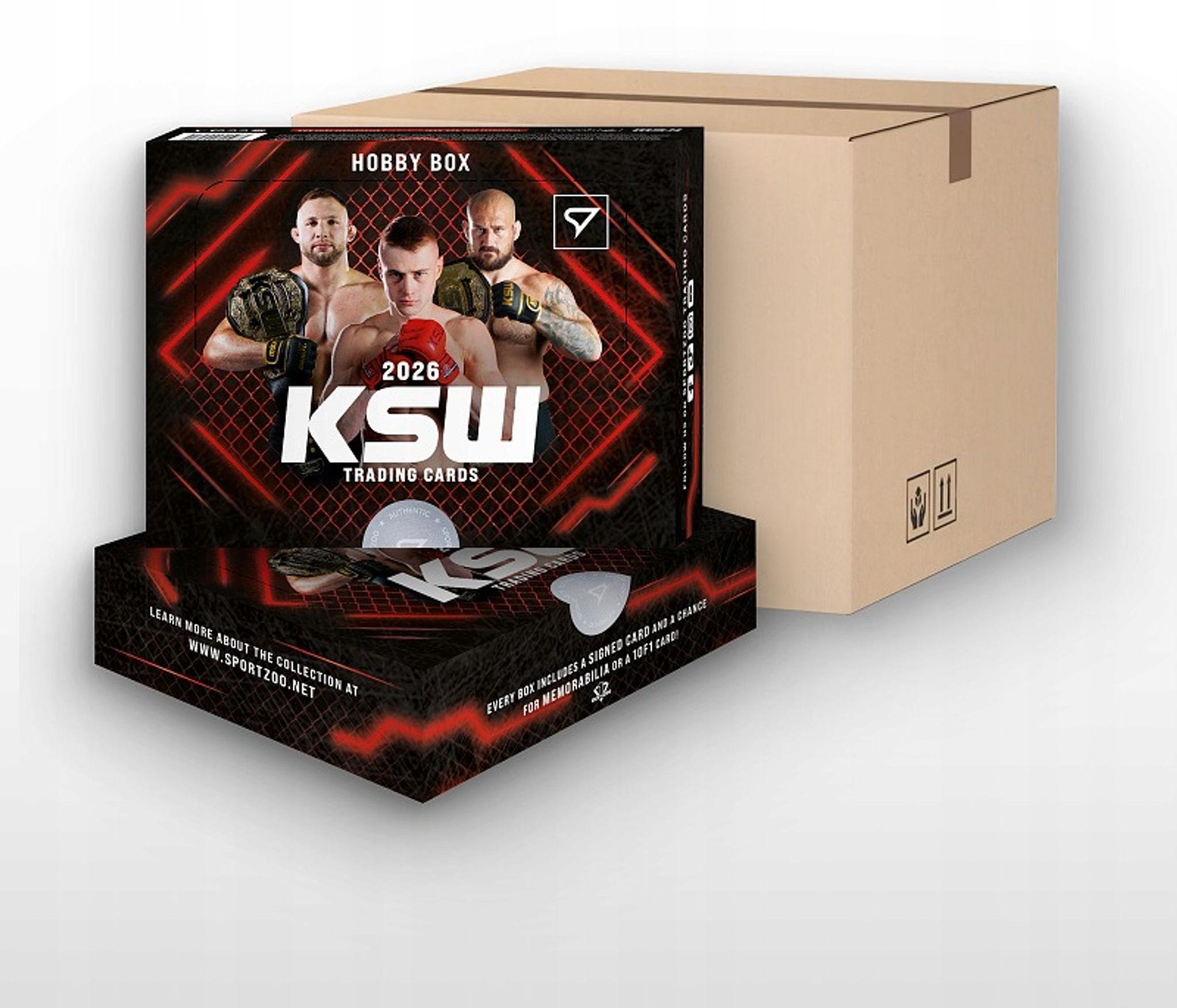 SportZoo KSW 2026 MMA Collectible Cards Hobby Case (6x Hobby Box)