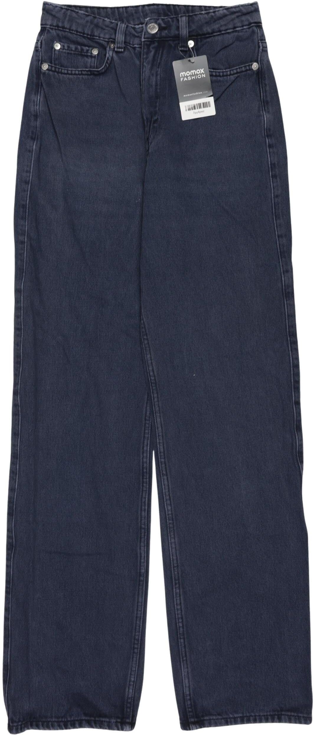 Weekday Damen Jeans, Marineblau, Gr. W26, Baumwolle - Second Hand