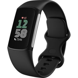 Fitbit Fitness-Tracker Charge 6 obsidian schwarz, Puls-, SpO2-, EKG-Messung, GPS, OLED, wasserdicht