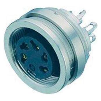 Schubiger Series 423/723 3 pole M16 female panel mount (09 0108 00 03)