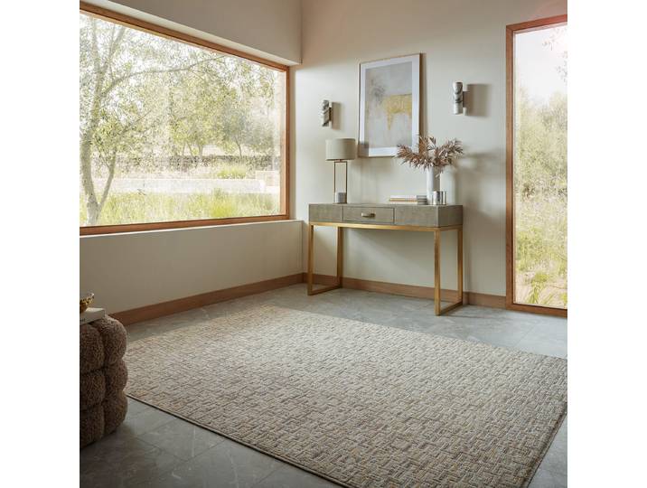 Kurzflorteppich Kado Beige 160 x 230cm Polyester