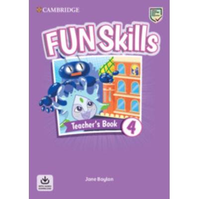 Fun Skills Level 4 Teacher's Book with Audio Download, Taschenbuch von Jane Boylan, Cambridge University Press, 978-1-108-56350-5