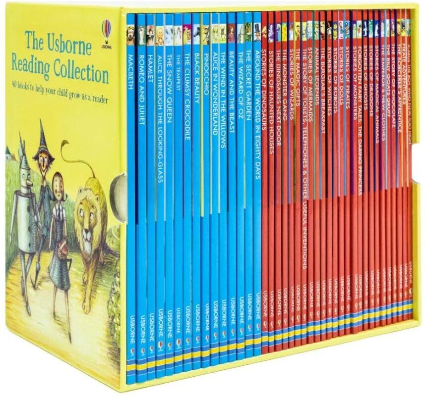 Usborne Young Reading Collection 40 Illustrated Books Box Set Read At Home Age 5+