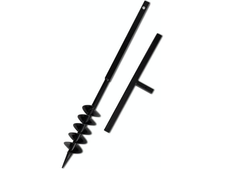 VIDAXL MORDE BRACK mit Griff und Schraubenkopf (Doppelschraube) 100 mm (schwarz)