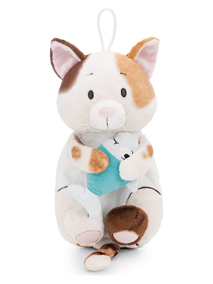 NICI Wärmflasche "Katze Calico" in Weiß/ Bunt - ab 10 Monaten - onesize