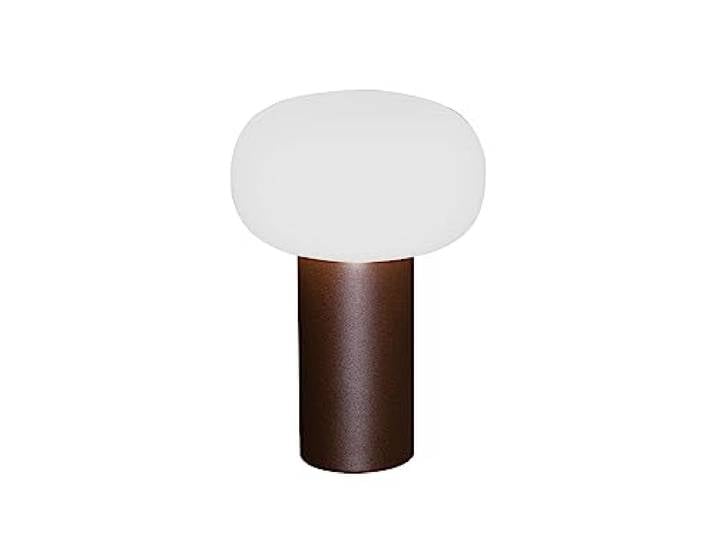 Konstsmide 7826-972 Antibes Lampe de table sans fil pour intérieur/extérieur Couleur rouille
