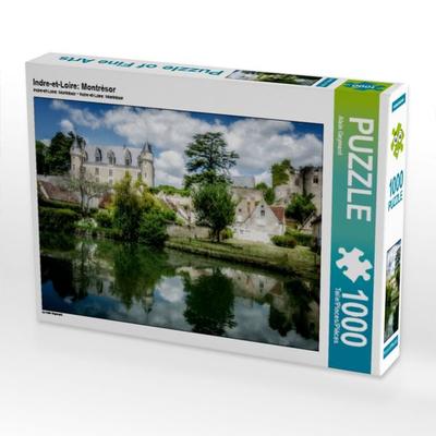 CALVENDO Puzzle Indre-et-Loire: Montrésor | 1000 Teile Lege-Größe 64x48cm Foto-Puzzle für glückliche Stunden