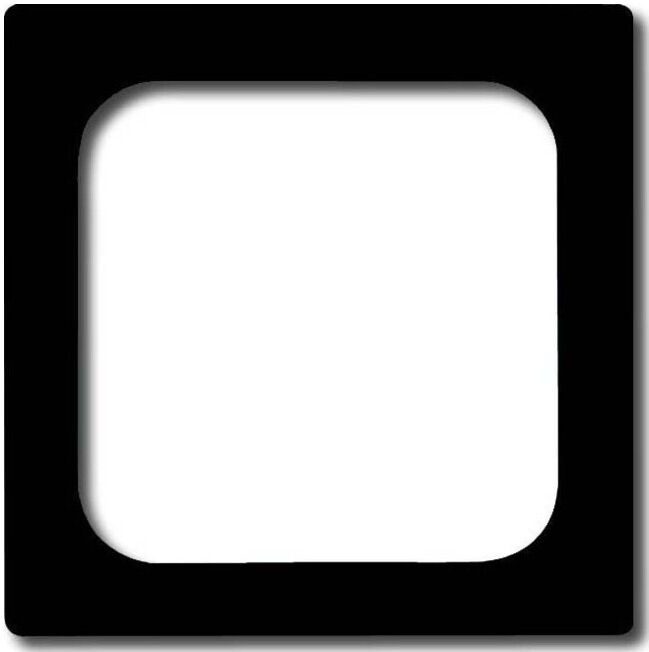 Busch-Jaeger Plaque centrale anthracite 50 × 50 pour insert TAE 1746/10-81 (2CKA001710A3628)