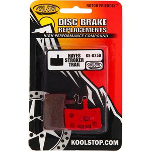 Kool-Stop Fahrrad-Bremsbeläge Hayes RE-D250, organisch, Bremsbacken für Scheibenbremsen, 1 Paar