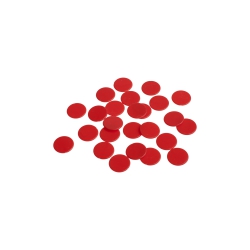 Spielsteine Spielchips - 16 mm - rot - matt 252044