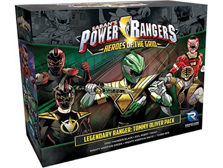 Renegade Game Studios Power Rangers: Heroes of The Grid: Legendary Ranger: Tommy Oliver,Black