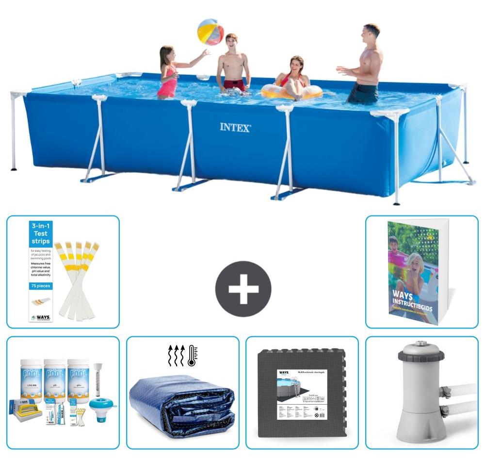 Rechteckiger Frame Pool - 450x220x84 cm - 5-teilig S59