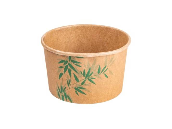 Eisbecher 240 Ml Feel Green Ø 9,4X5,5 Cm Braun Karton - 2000 Un.