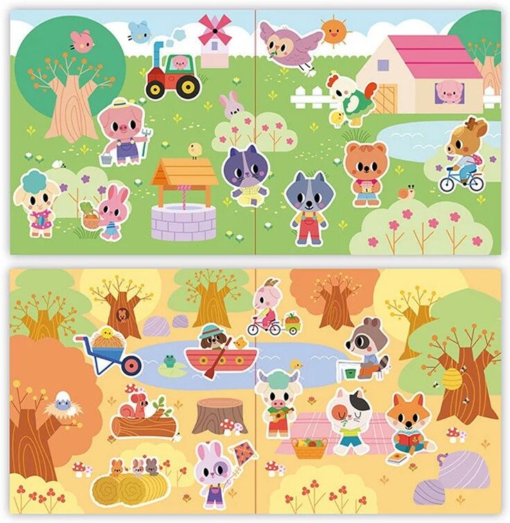 Stickers épais repositionnables 2 ans My Arts & Crafts - Janod