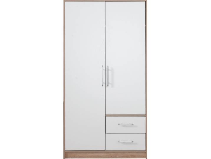 Kleiderschrank – SMART 03 – Sonoma Eiche / Weiß