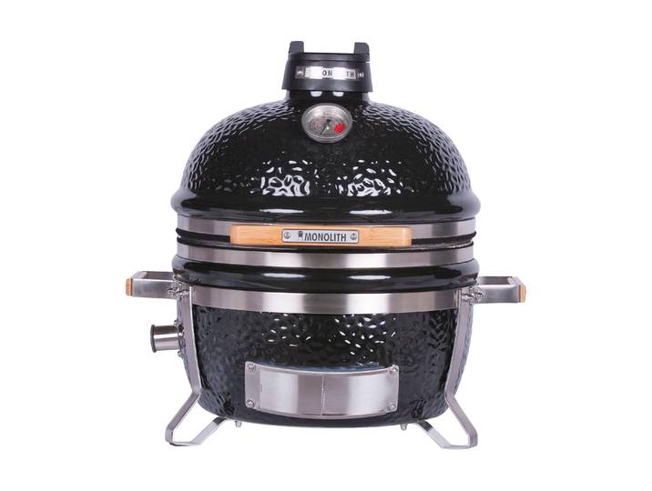 Keramikgrill Monolith ICON Tischmodell , schwarz, B:53cm H:50cm T:53cm Ø:33cm, Grills, Keramikgrill