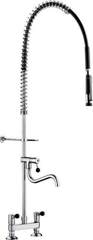 Delabie Geschirrspülbr. m. Mischer MA150,Handbr. 433010+Auslaufvent.