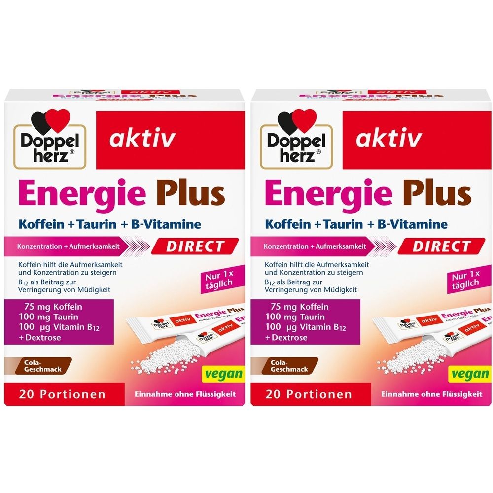 Doppelherz Energie Plus Direct Pellets 2x 2x20 St