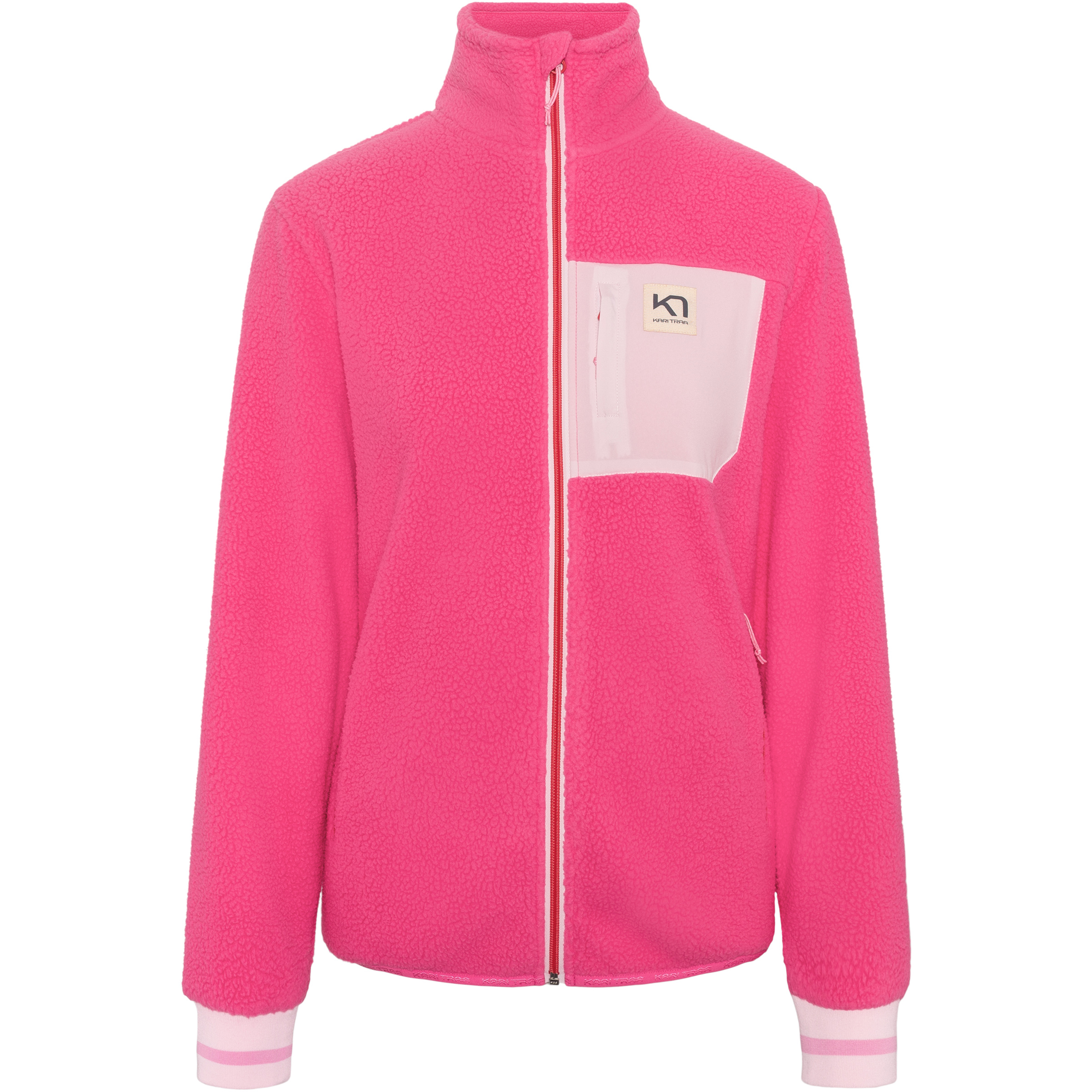 Kari Traa Rothe Damen Fleecejacke pink Größe XS Trekking Atmungsaktiv