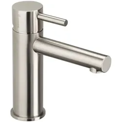 Herzbach Design iX Waschtischarmatur 17.133250.1.09 Edelstahl gebürstet, ohne Ablaufgarnitur