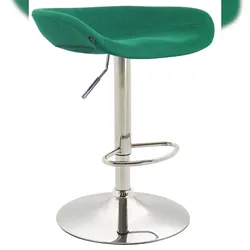 Proregal CHEFGASTRO Barhocker BOGOTA Filz Chrom HxBxT 67x52x43cm Filz Grün Barstuhl