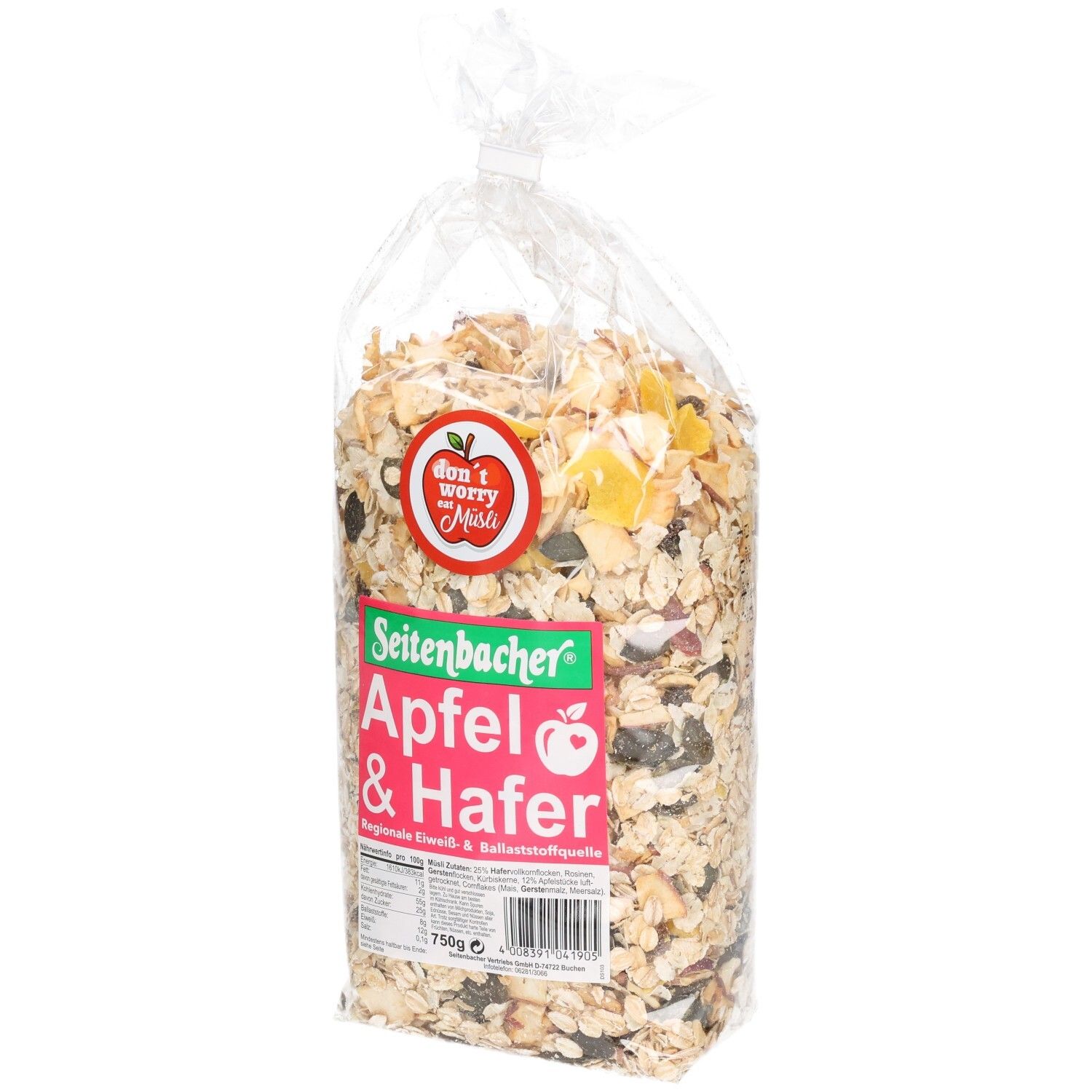 Seitenbacher Sb.-Apfel-Hafer Müsli 750 g