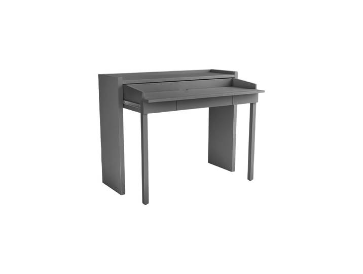 Konsolen-Schreibtisch „Moritz“ mit ausziehbarer Arbeitsfläche Grau MR.WOOD