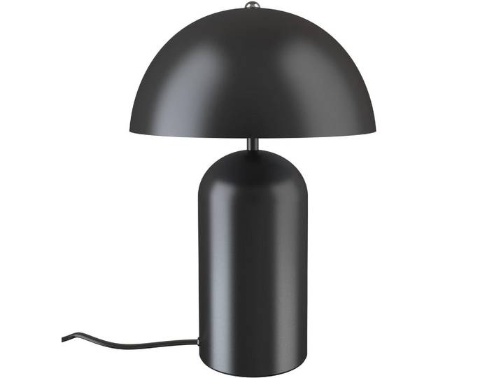 tectake Retro-Tischlampe Altea, 25 x 37 cm, schwarz, Schwarz, Metall, E14, 25x37x25 cm, Lampen & Leuchten, LED Beleuchtung, LED-Tischlampen